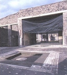 The atrium of Caecilius' house