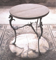 Roman three-legged table